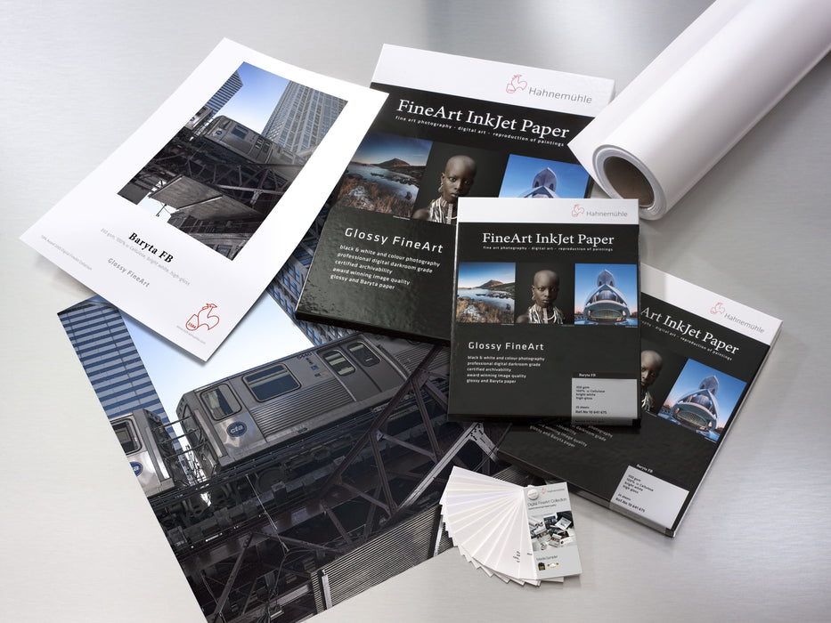 Hahnemühle Baryta FB Glossy FineArt Inkjet Paper 350, 17" x 22" - 25 Sheets