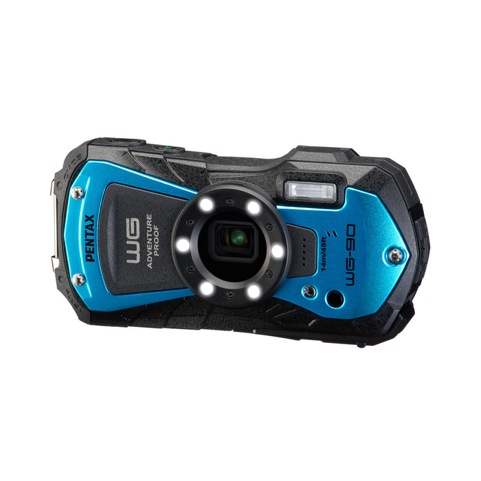 Ricoh Pentax WG-90 All-Weather Digital Camera - Blue