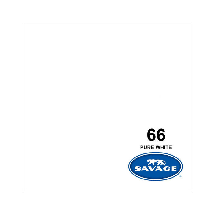 Savage #66 Pure White Seamless Background Paper 86" x 36' - In Store Pick Up Only