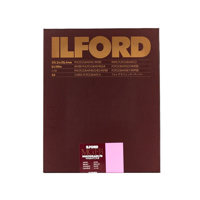Ilford Multigrade FB Warmtone VC Variable Contrast Paper, Glossy Surface Finish, 11 x 14" - 10 Sheets