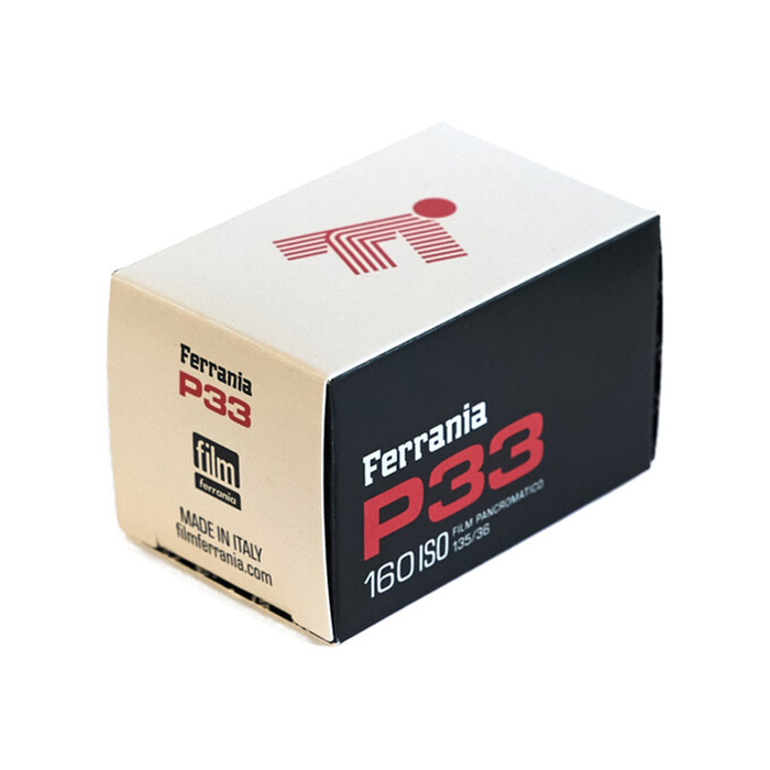 Ferrania P33 160 ISO Black and White Negative - 35mm Film, 36 Exposures, Single Roll