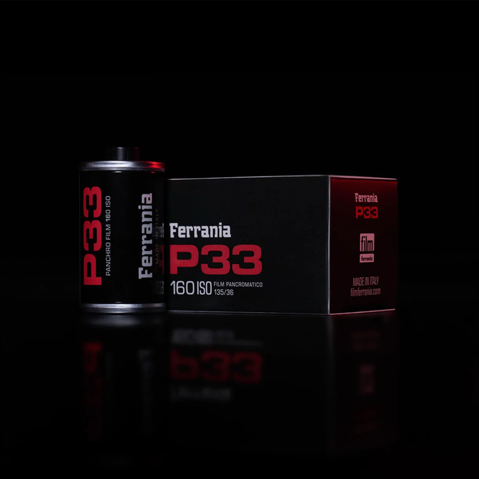 Ferrania P33 160 ISO Black and White Negative - 35mm Film, 36 Exposures, Single Roll
