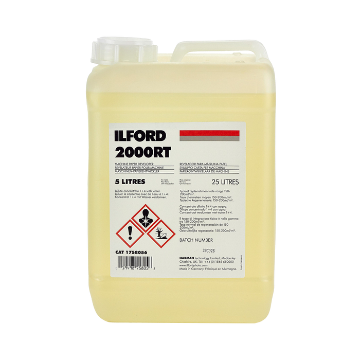 Ilford 2000 RT Liquid Concentrate Developer & Replenisher for Black & White Paper - 5 Liters