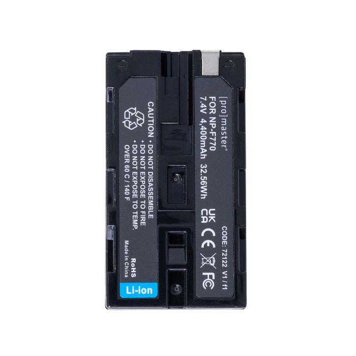 ProMaster Li-ion Battery for Sony NP-F770 with USB-C Charging
