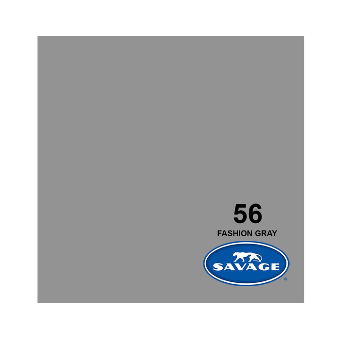 Savage #56 Fashion Gray Seamless Background Paper 107" x 36' - In Store Pick Up Only