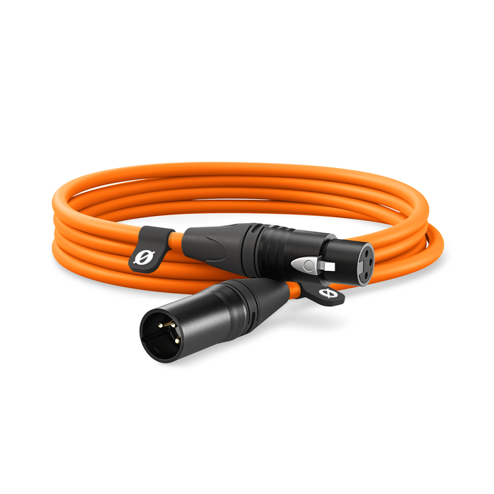 Rode XLR Male to XLR Female Cable, 9.8' (3m) - Orange