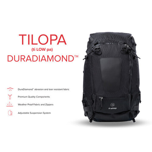 F-Stop Tilopa DuraDiamond Travel & Adventure Camera Backpack 50L - Magma Red