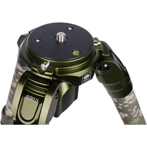 Sirui CT-3204 Professional Carbon Fiber Tripod with Flat and 75mm Bowl Mount - Camouflage