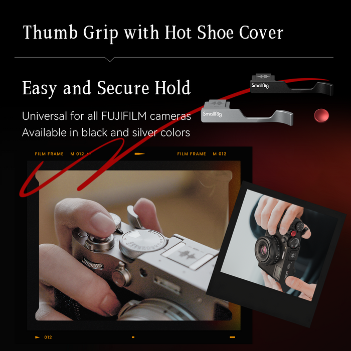 SmallRig Thumb Grip for Fujifilm X100VI / X100V 4559 - Black