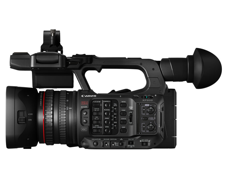 Canon XF605 UHD 4K HDR Pro Camcorder
