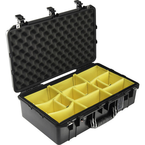 Pelican 1555AirWD Carry-On Case with Dividers - Black