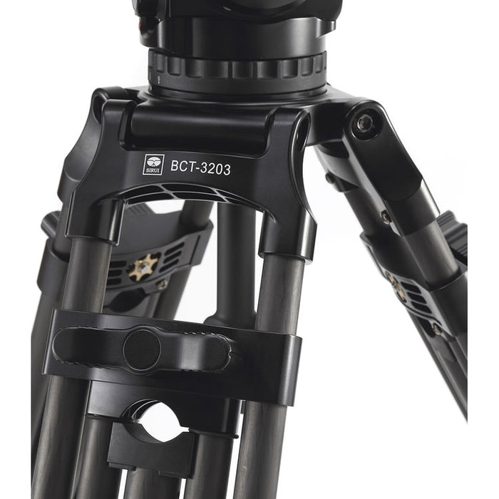 Sirui BCT-3203 Professional 3-Section Carbon Fiber Video Tripod Legs with 100mm Bowl