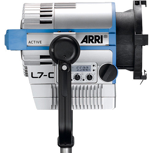 ARRI L7-C LE2 LED Fresnel - Silver/Blue, Manual Mount