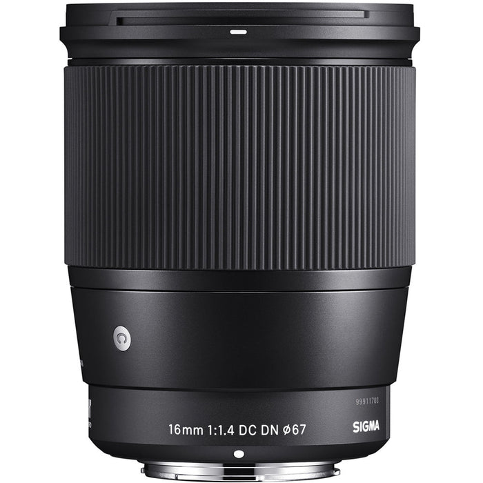 Sigma 16mm f/1.4 DC DN Contemporary Lens - Sony E Mount