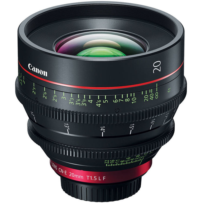 Canon CN-E 20mm T1.5 L F Cinema Prime - EF Mount Lens