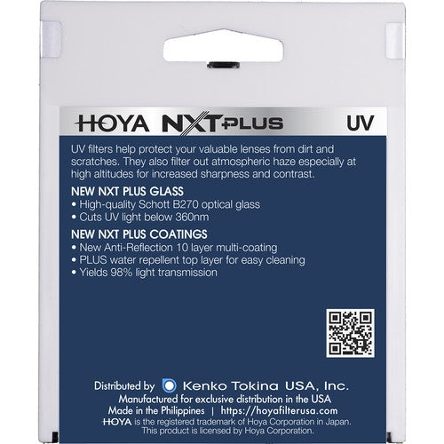 Hoya NXT Plus UV Filter - 82mm