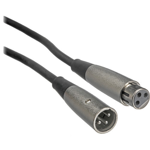 Hosa Technology 3-Pin XLR Male to 3-Pin XLR Female Balanced Microphone Cable - 25'