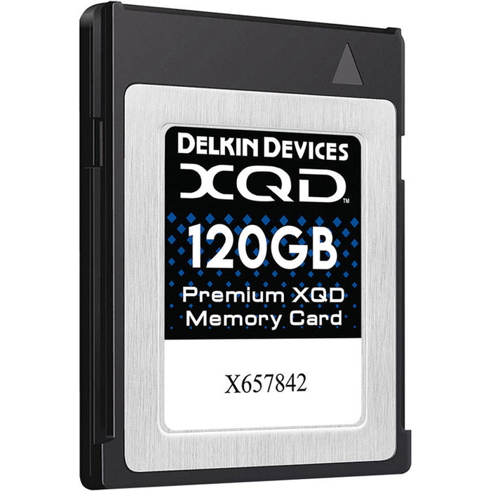 Delkin Devices Premium XQD Memory Card - 120gb