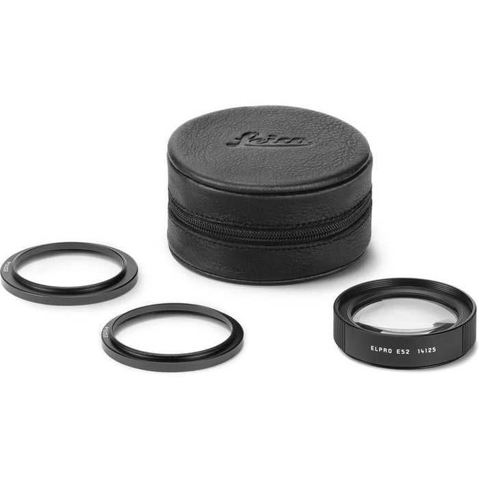 Leica Elpro 52mm Close-Up Lens with 49 and 46mm Step-Up Rings