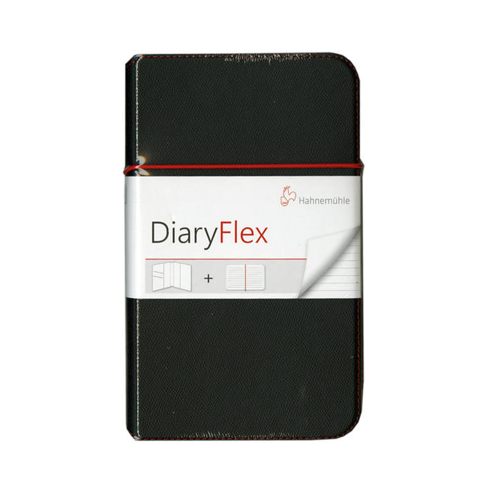 Hahnemühle DiaryFlex Notebook with 160 Ruled Pages - Black Cover, 7.5 x 4.5"