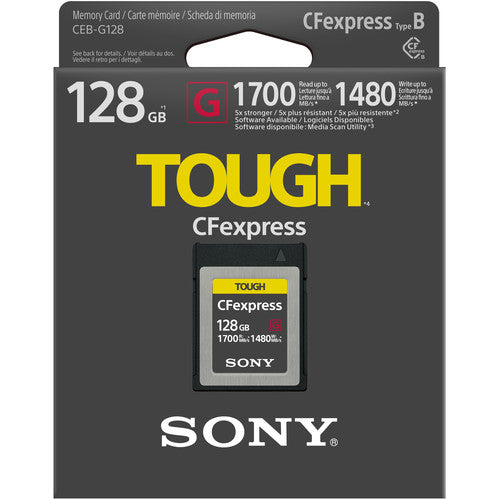 Sony CFexpress Type B TOUGH Memory Card - 128 GB