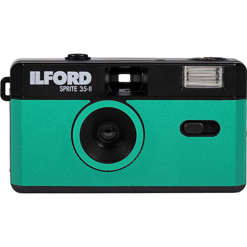 Ilford Sprite 35-II Film Camera - Black & Teal