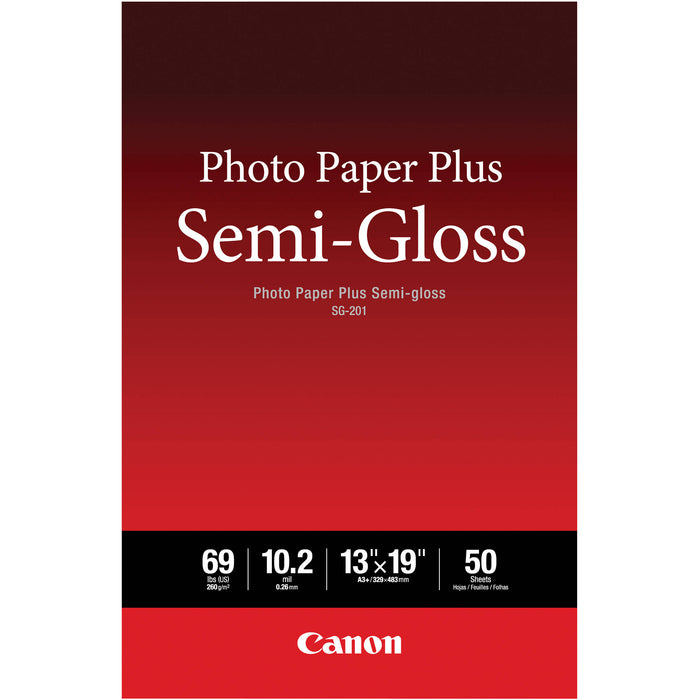 Canon Photo Paper Plus Semi Gloss 13" x 19" 50 Sheets 1686B064