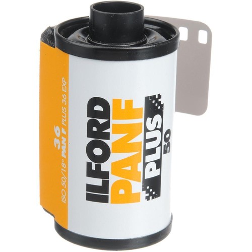 Ilford Pan F Plus 50 Black & White Negative - 35mm Film, 36 Exposures, Single Roll