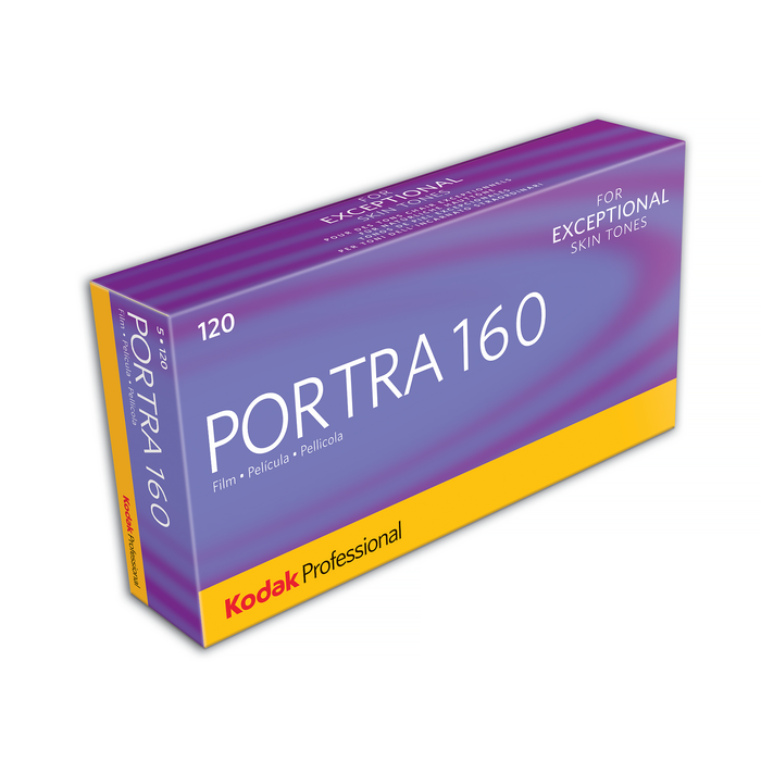 Kodak Professional Portra 160 Color Negative - 120 Film, 5 Pack