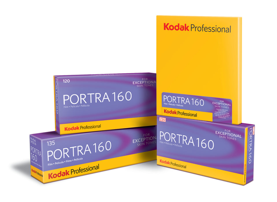 Kodak Professional Portra 160 Color Negative - 120 Film, 5 Pack