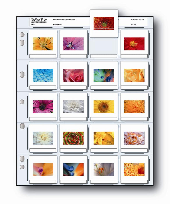 Print File 20B 2" x 2" Slide Pages 25 Sheets
