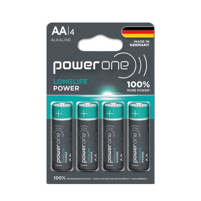 VARTA PowerOne Longlife Power AA Battery (4-Pack)
