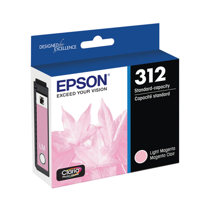 Epson 312 Claria Photo HD Light Magenta Ink Cartridge for select Expression Printers