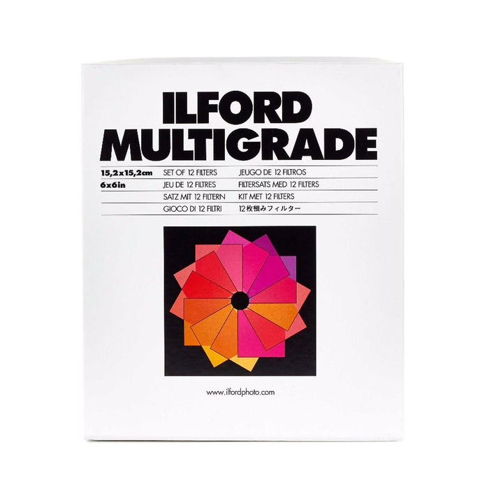 Ilford Multigrade Filter Set, 6x6in - 12 Filters