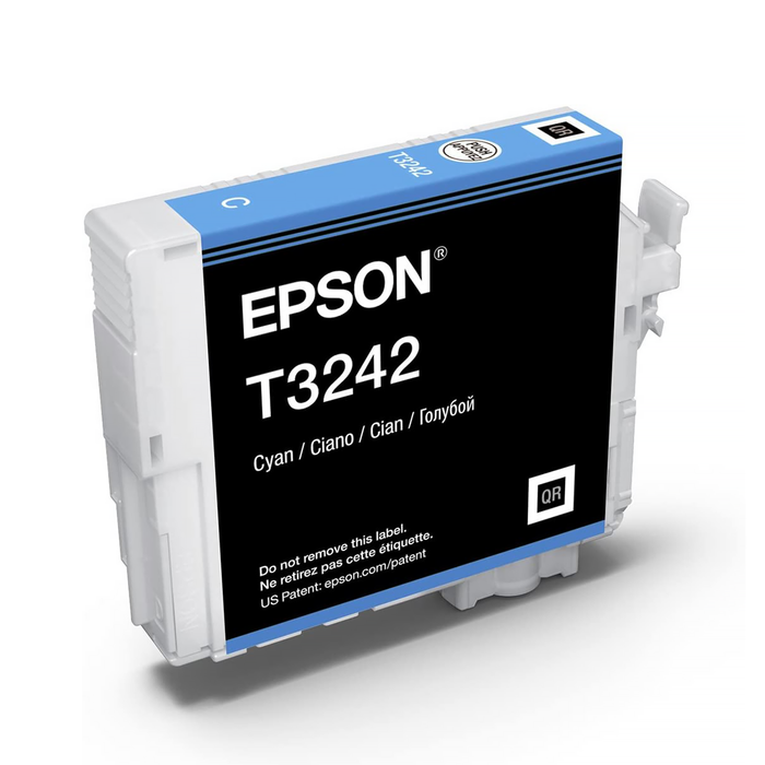 Epson T324 UltraChrome HG2 Cyan Ink Cartridge for SureColor P400 Printer - 14mL