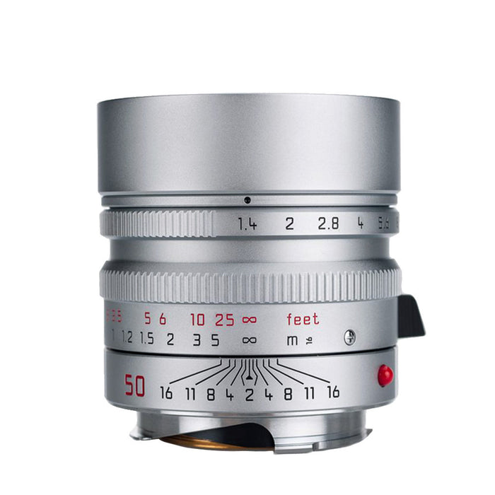 Leica Summilux-M 50mm f/1.4 ASPH Silver Lens 11892