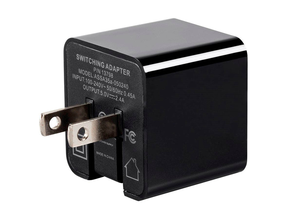 Monoprice USB-A Compact Wall Charger - 2.4A, 1-Port
