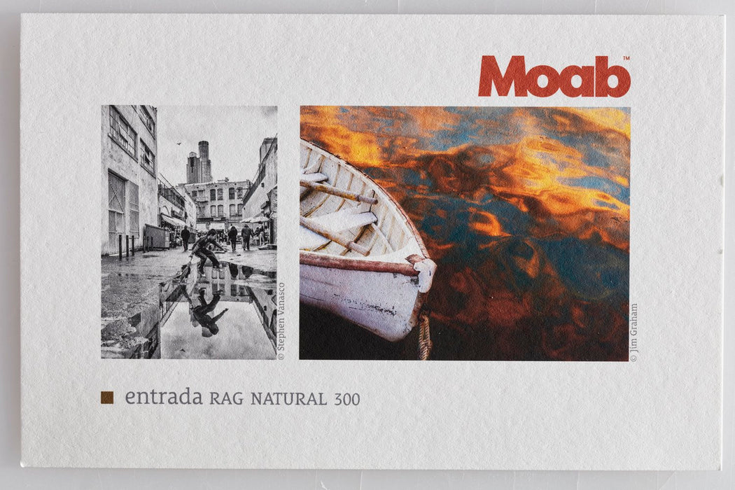Moab Entrada Rag Natural 300, 5" x 7" - 25 Sheets
