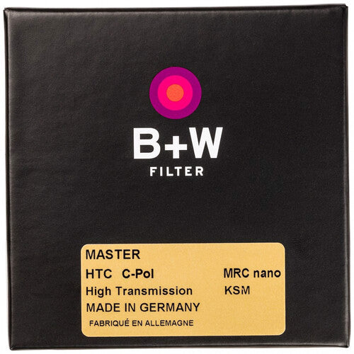 B+W 82mm MASTER High Transmission Circular Polarizer MRC Nano Filter