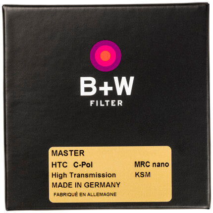B+W 95mm MASTER High Transmission Circular Polarizer MRC Nano Filter