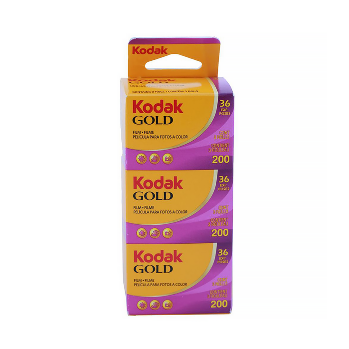 Kodak Gold 200 Color Negative - 35mm Film, 36 Exposures, 3 Pack