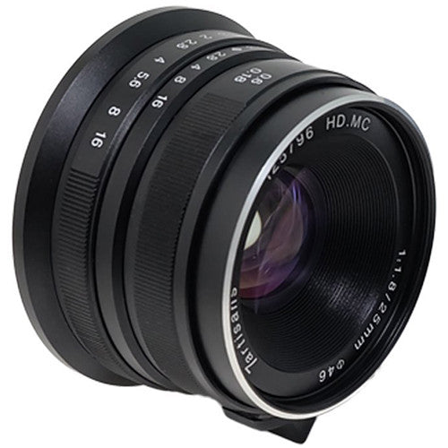 7Artisans Photoelectric 25mm f/1.8 APS-C Lens for Fujifilm X-Mount - Black
