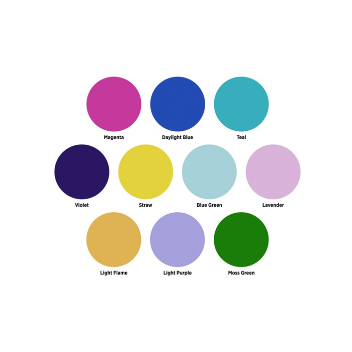 Westcott Creative Color Gel Pack for Optical Spot by Lindsay Adler (10-pack)