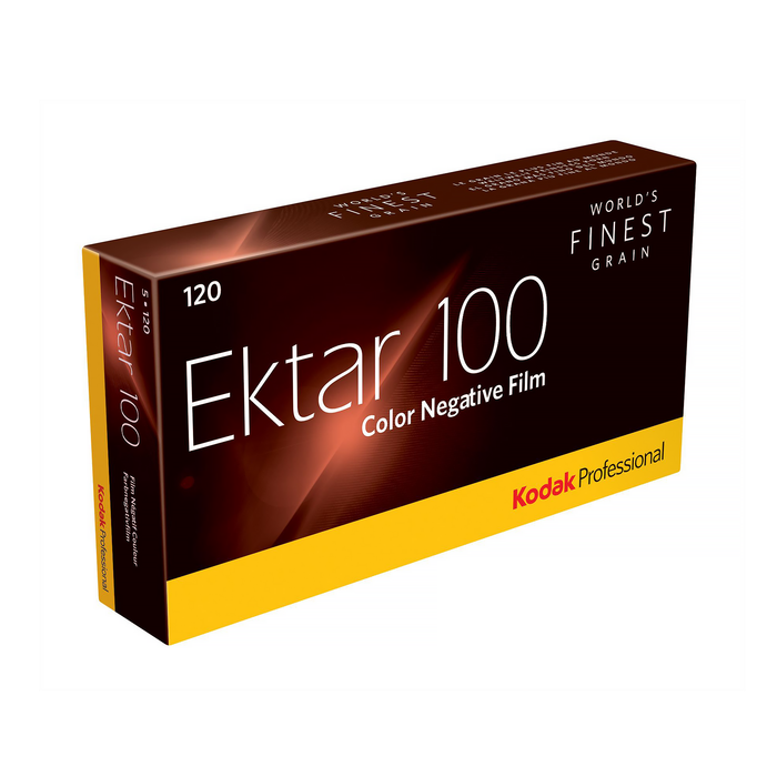 Kodak Professional Ektar 100 Color Negative - 120 Film, 5 Pack