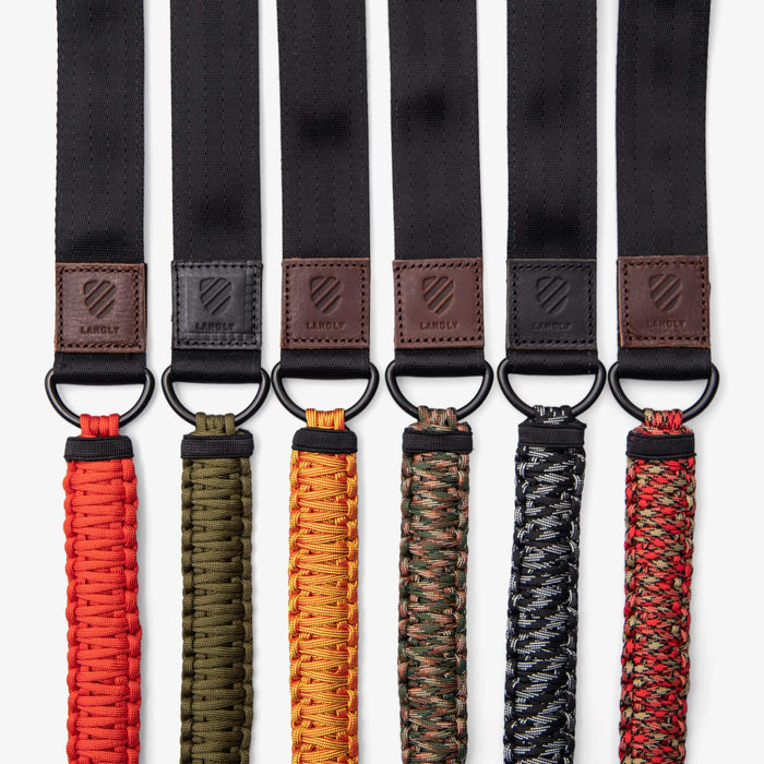 Langly Paracord Camera Strap - Tangerine