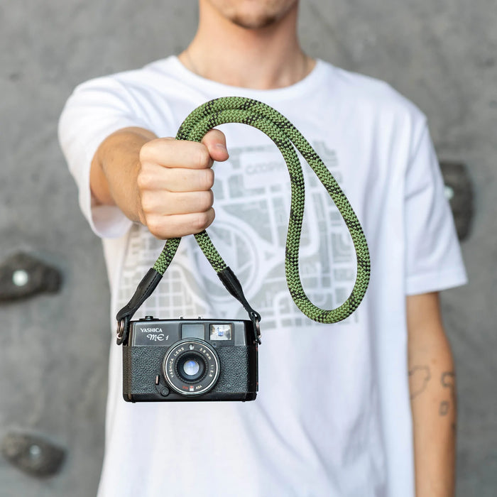 Cooph Rope Camera Strap, 45.3" (115cm) - Duotone Green