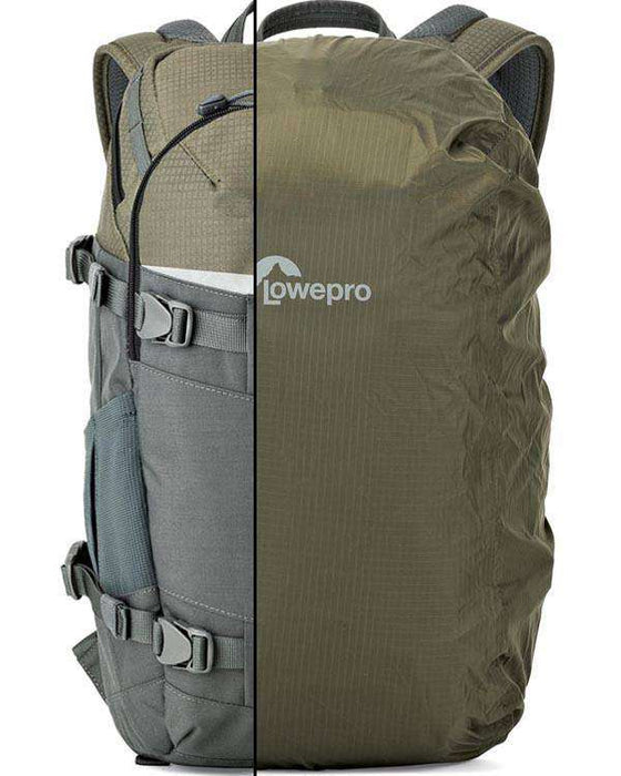 Lowepro Flipside Trek BP 250 AW Camera Backpack - Gray/Green