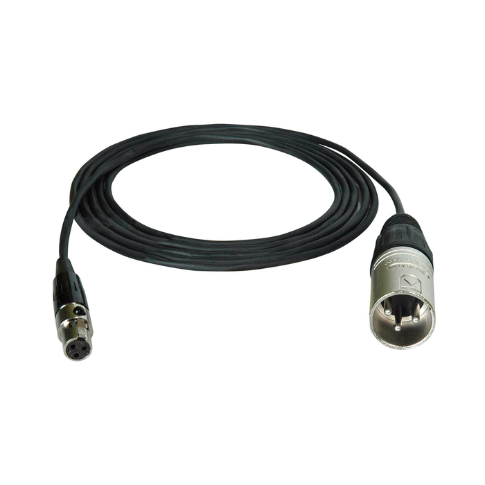 TecNec Premium Quality 3-Pin XLR Male to TA3F Mini XLR Female Audio Cable - 25ft