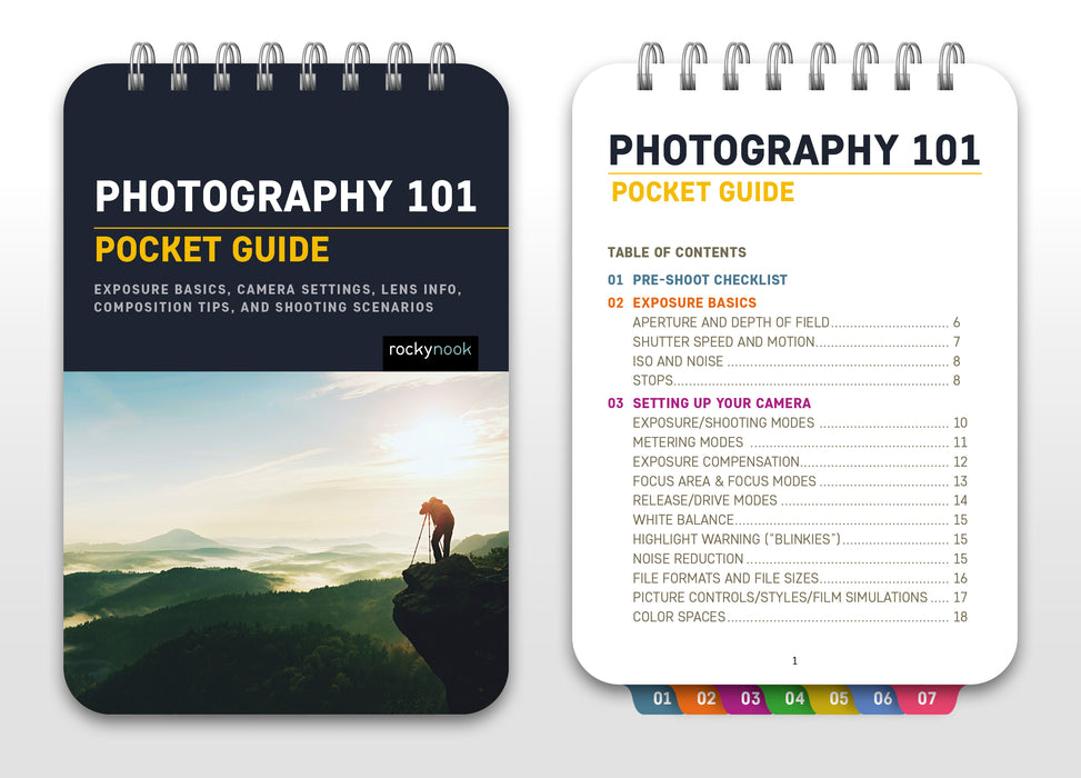 Photography 101: Pocket Guide: Exposure Basics, Camera Settings, Lens Info, Composition Tips, and Shooting Scenarios