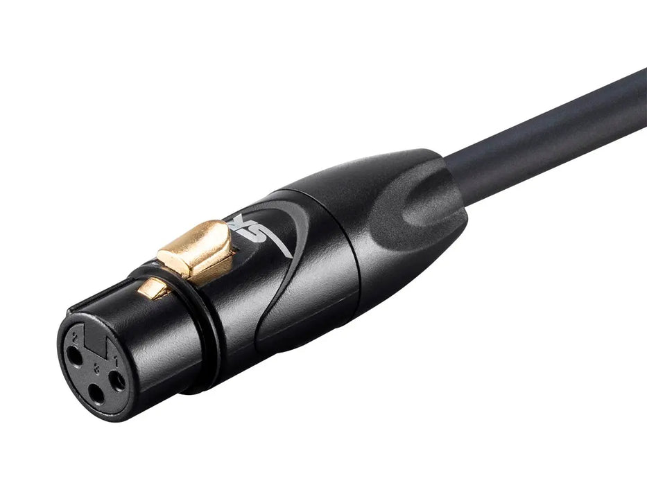Stage Right by Monoprice XLR Male to XLR Female 16AWG Gold Plated Cable - 25ft